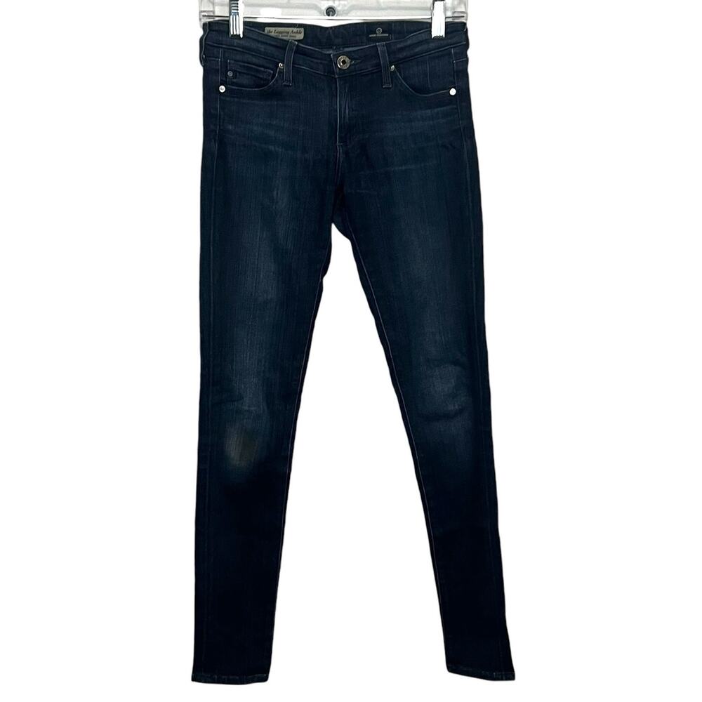 Adriano Goldschmied Dark Wash Denim Pants Skinny Jeans Stretch Womens 24'' Blue